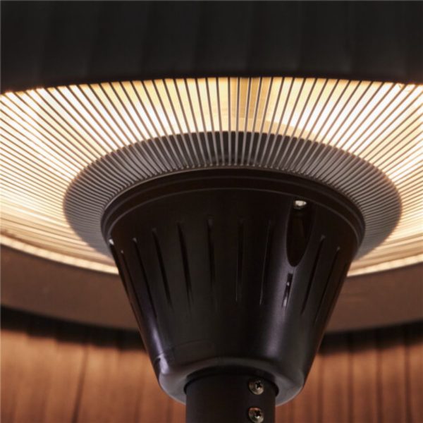 Hortus Gulvmodel med lampeskærm - 2100W - Infrarød Halogen - Image 3