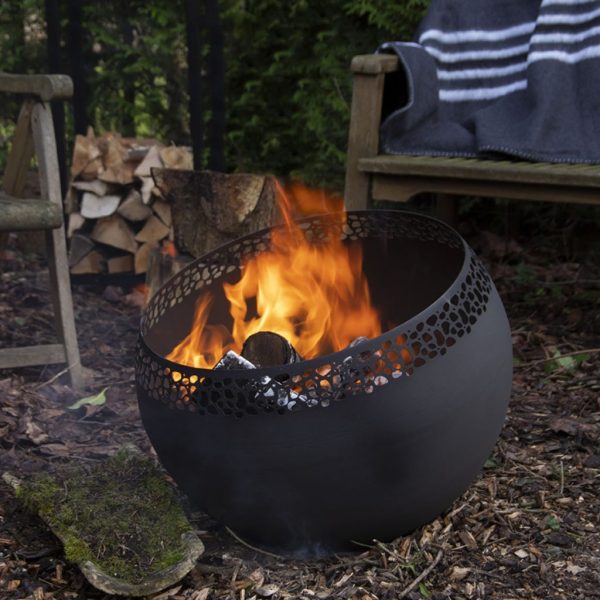 Gardenlife Bålkupel med mønster - Sort - Image 5