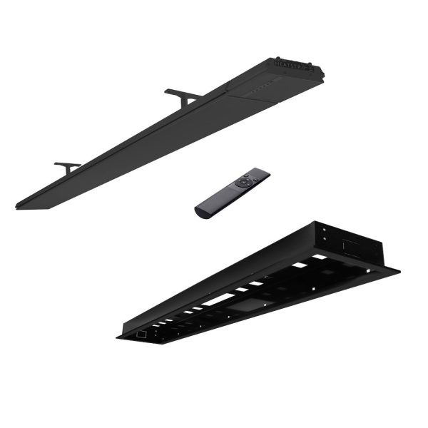 Heatstrip Design - No light - 3200W - Fjernbetjening & App - Indbygning