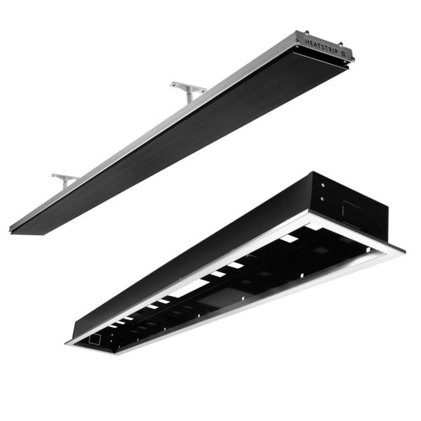 Heatstrip Design - No light - 3200W - Indbygning