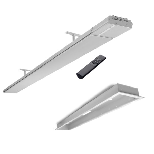 Heatstrip Elegance - No light - 2400W - Fjernbetjening/App - Indbygning