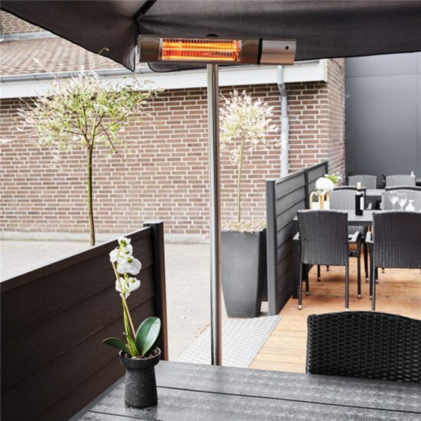 Hortus Gulvmodel - Fjernbetjening - 1500W - Infrarød Halogen ULG - Image 4