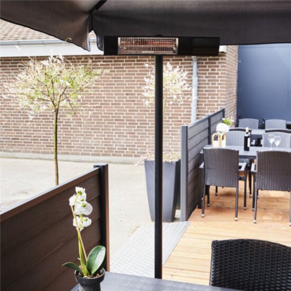 Hortus Gulvmodel - Fjernbetjening - 1500W - Infrarød Halogen ULG - Image 11