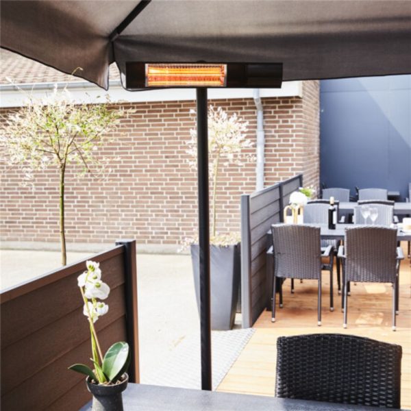 Hortus Gulvmodel - Fjernbetjening - 1500W - Infrarød Halogen ULG - Image 10