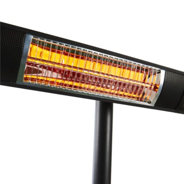 Hortus Gulvmodel - Fjernbetjening - 1500W - Infrarød Halogen ULG - Image 7