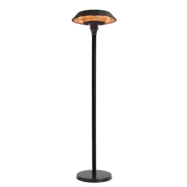 Hortus UFO Gulvmodel - Fjernbetjening og LED - 2100W - Infrarød Halogen