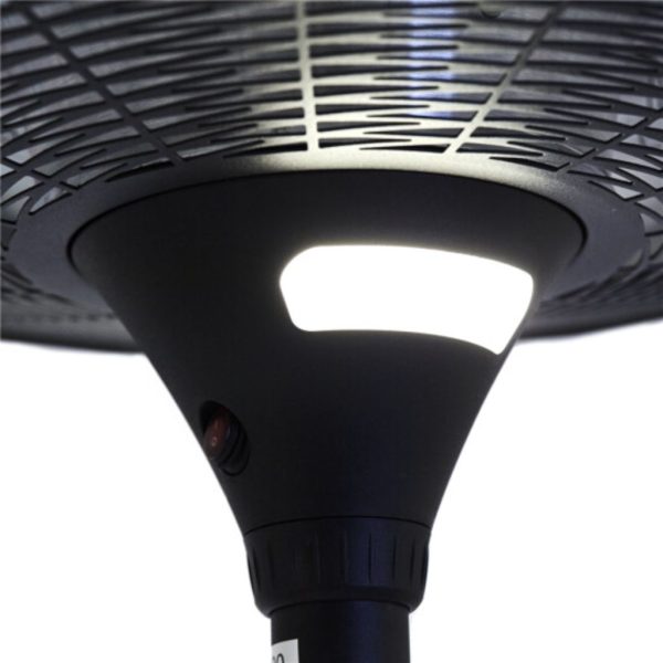 Hortus UFO Gulvmodel - Fjernbetjening og LED - 2100W - Infrarød Halogen - Image 8