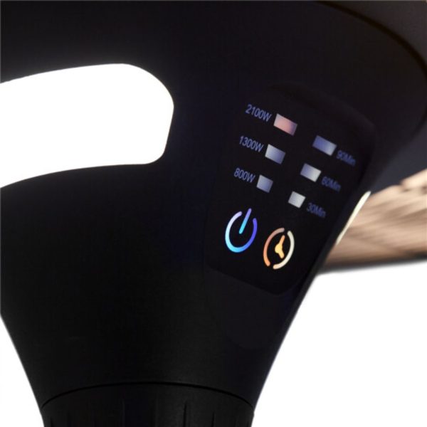 Hortus UFO Gulvmodel - Fjernbetjening og LED - 2100W - Infrarød Halogen - Image 4