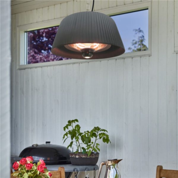 Hortus Loftmodel m. lampeskærm - 1800W - Infrarød Halogen - Image 4