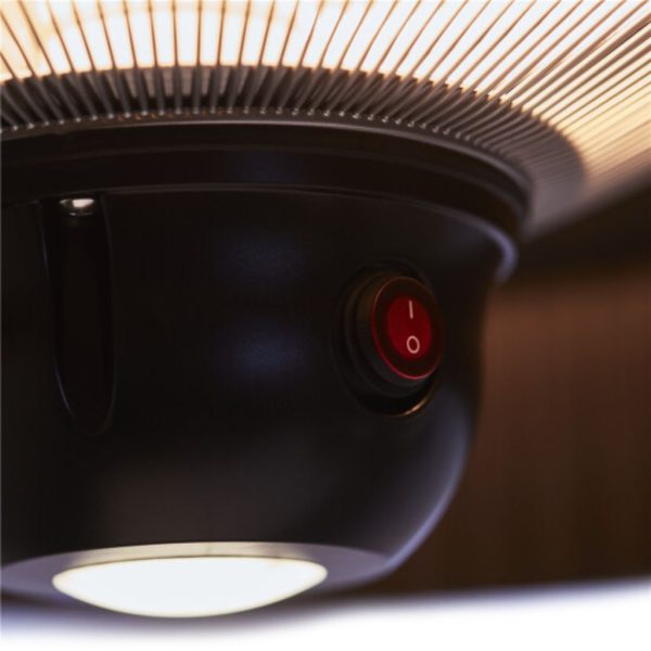 Hortus Loftmodel m. lampeskærm - 1800W - Infrarød Halogen - Image 7