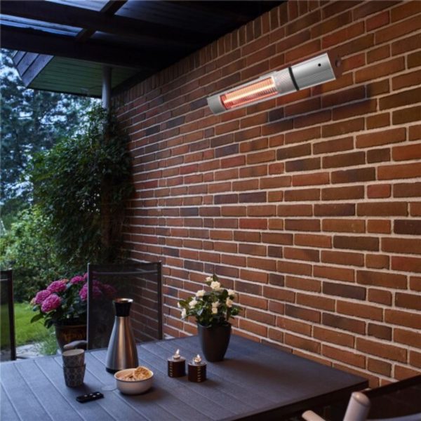 Hortus Vægmodel - Fjernbetjening - 1500W - Infrarød Halogen - Image 2