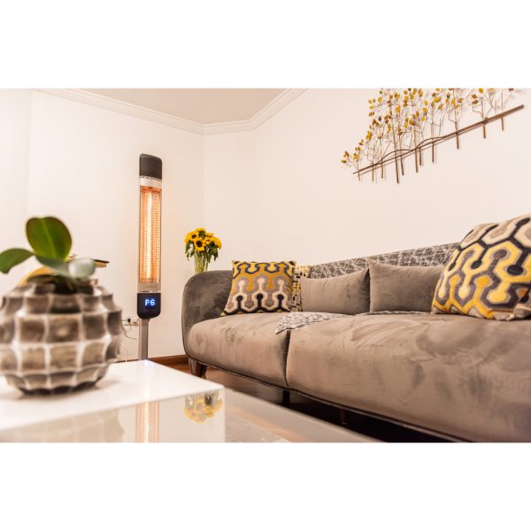 Luxeva Smart - 2500W - Infrarød Carbon - Hvid - Fjernbetjening & App - Image 2