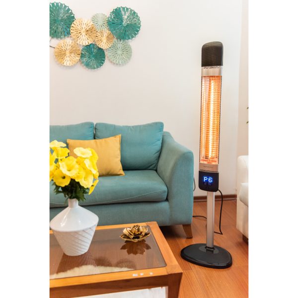 Luxeva Smart - 2500W - Infrarød Carbon - Hvid - Fjernbetjening & App - Image 3