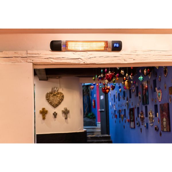 Luxeva Smarty - 2500W - Infrarød Carbon - Sort - Fjernbetjening & App - Image 6