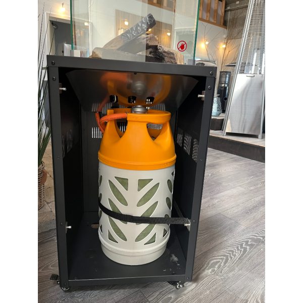 Monaco gaspejs med levende ild, glashus og kunstbrænde - 8 kW - DEMO inkl. overtræk - Image 8