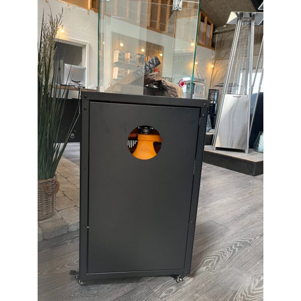 Monaco gaspejs med levende ild, glashus og kunstbrænde - 8 kW - DEMO inkl. overtræk - Image 7