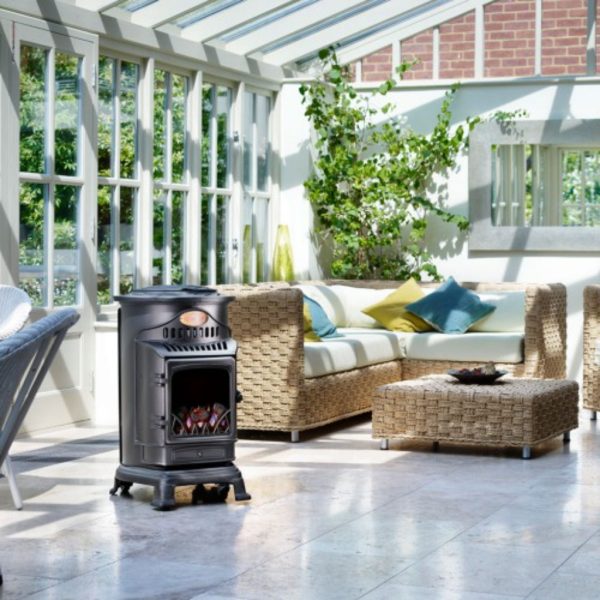 Sahara Provence - 3,4kw. - Gasvarmeovn m/flammer - Image 5