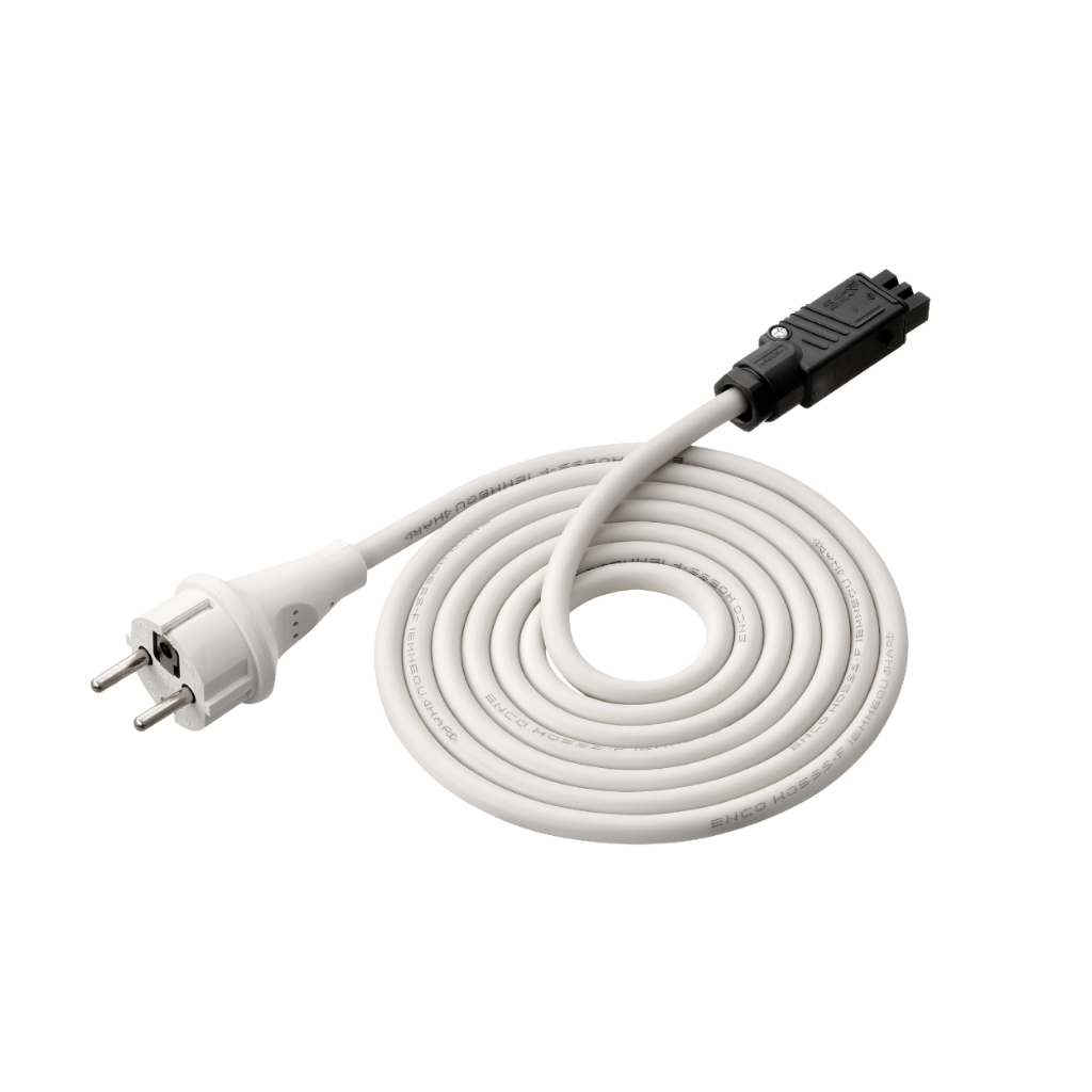 Solamagic Hirschmann forlængerkabel - Hvid 1 Solamagic Hirschmann forlængerkabel - Hvid