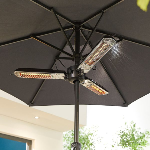 Trio Parasolmodel - 2000W - Infrarød Halogen - DEMO - Image 4