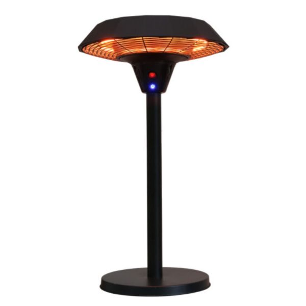 Hortus UFO Bordmodel - Fjernbetjening - 2000W - Infrarød Halogen