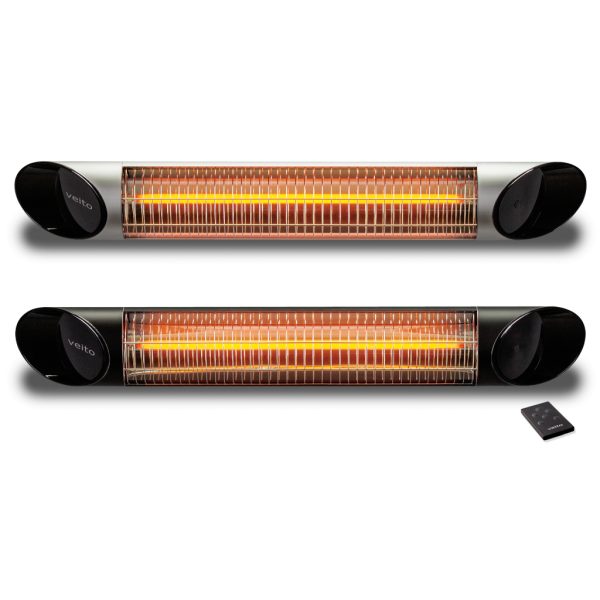 Veito Blade - 2000W - Infrarød Carbonrør - Fjernbetjening - Inkl. stander - Image 4