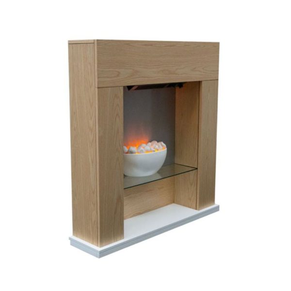 Walney Elpejs i træ-look med LED bowle - REST - Image 2