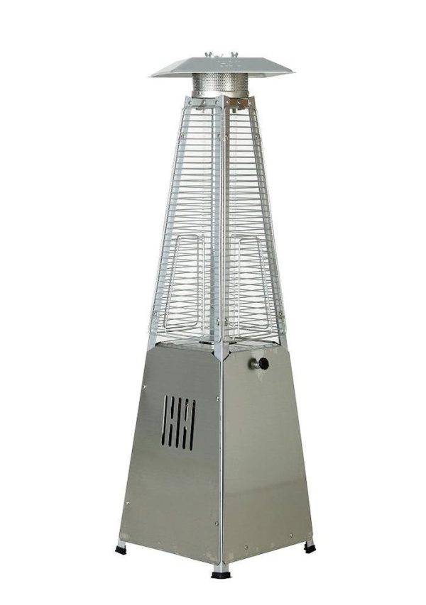 Terrassevarmer Lux Mini med flamme 90 cm. i rustfri - 3,0 kW DEMO - Image 2