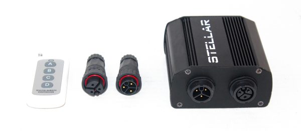 Stellar controller PC30AL 2000 Watt sort med fjernbetjening.