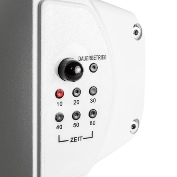 Knoch Technik ComfortSun 750 W infrarød kortbølge terrassevarmer med timer funktion - Hvid - Image 2