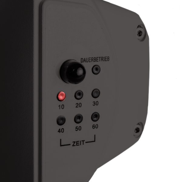 Knoch Technik ComfortSun 1400 W infrarød kortbølge terrassevarmer med timer funktion og fjernbetjening- Antracit - Image 2
