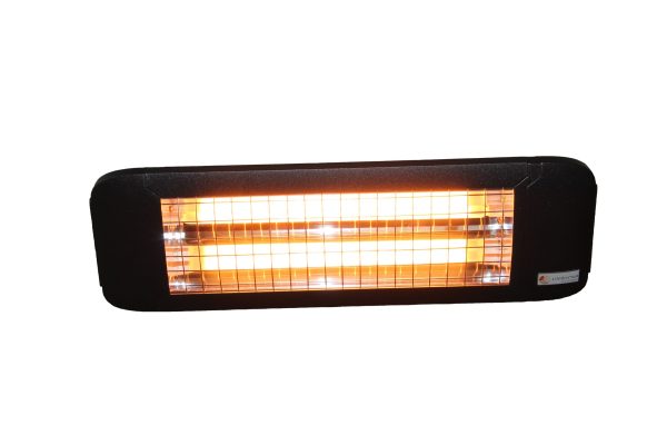 Knoch Technik ComfortSun 2000 W infrarød kortbølge terrassevarmer med afbryder og White Glare rør - Antracit