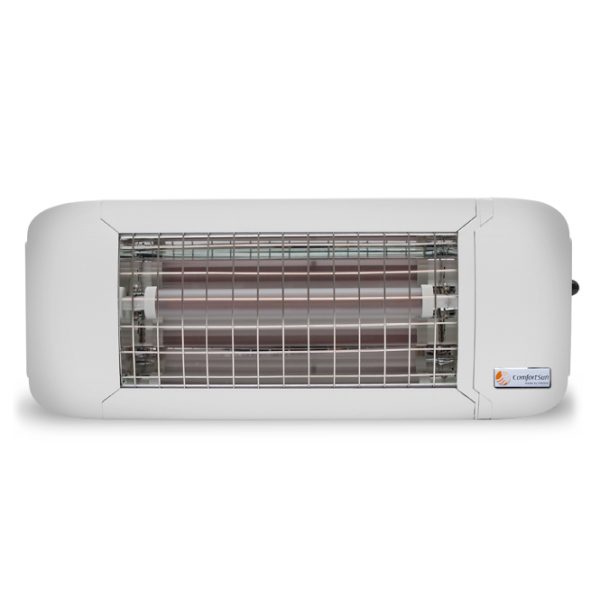 Knoch Technik ComfortSun 750 W infrarød kortbølge terrassevarmer med afbryder - Hvid