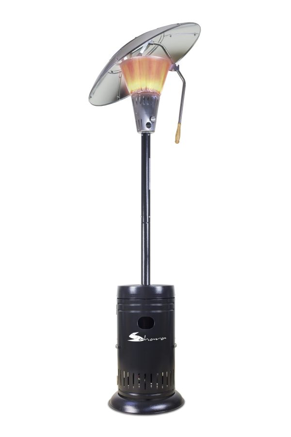 Terrassevarmer Sahara Heat Focus - 13 kW - Sort