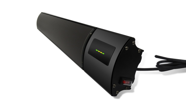 Hortus Terrassevarmer, No-glare varmepanel m. fjernbetjening og timerfunktion - 1800W - Image 2