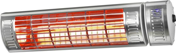 Eurom Golden Ultra 2000 infrarød kortbølge el terrassevarmer - 2000 watt - sølv - Demo