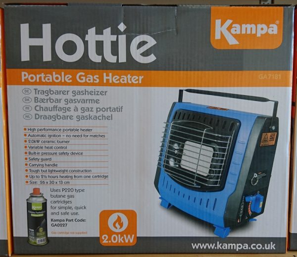 Kampa Hottie transportabel gasvarmer - Image 2