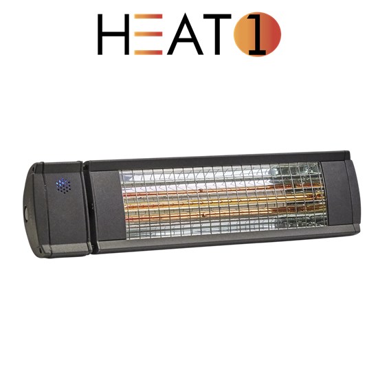 Terrassevarmer HEAT1 eco high-line 2000W, Antracit - DEMO 1 Terrassevarmer HEAT1 eco high-line 2000W, Antracit - DEMO