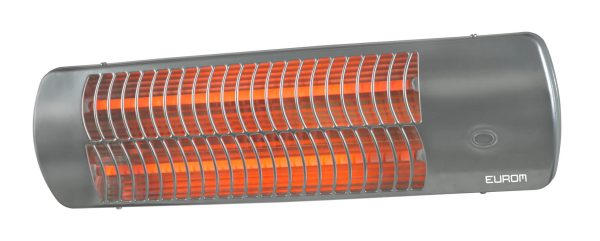 Eurom vægmodel - 600/1200W - Infrarød halogen
