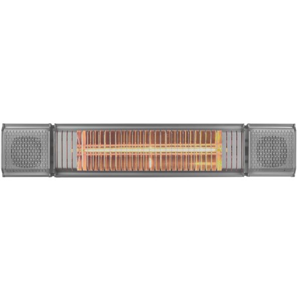 Heatcare Heat & Beat - 2000W - Infrarød ULG - Fjernbetjening & App - Grå