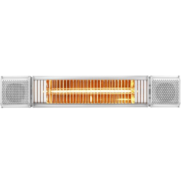 Heatcare Heat & Beat - 2000W - Infrarød ULG - Fjernbetjening & App - Hvid