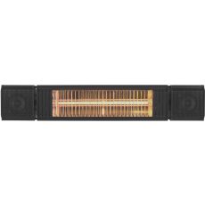 Heatcare Heat & Beat - 2000W - Infrarød ULG - Fjernbetjening & App - Sort